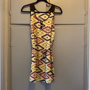 Multi colored dress.